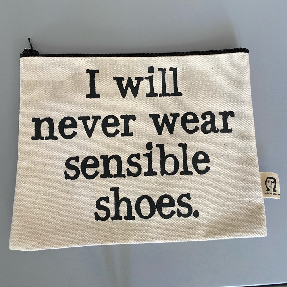 Handmade clutch for shoe lover